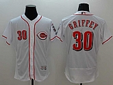 Cincinnati Reds #30 Ken Griffey White 2016 Flexbase Authentic Collection Stitched Jersey,baseball caps,new era cap wholesale,wholesale hats